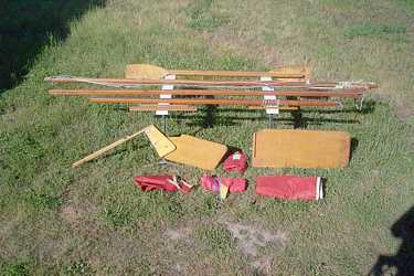 View of Mirror masts and fittings