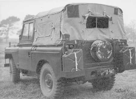 Australian Army Survey Vehicle, early 1960's, rear quarter view.